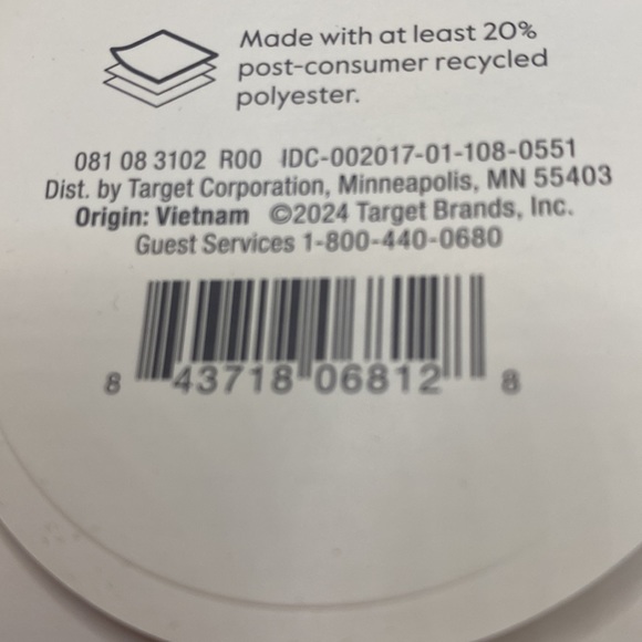 Threshold Faux Suede Tablet Sleeve. Use Lingerie/Swimsuit bag. Cream. 8” x 12” - Picture 7 of 7